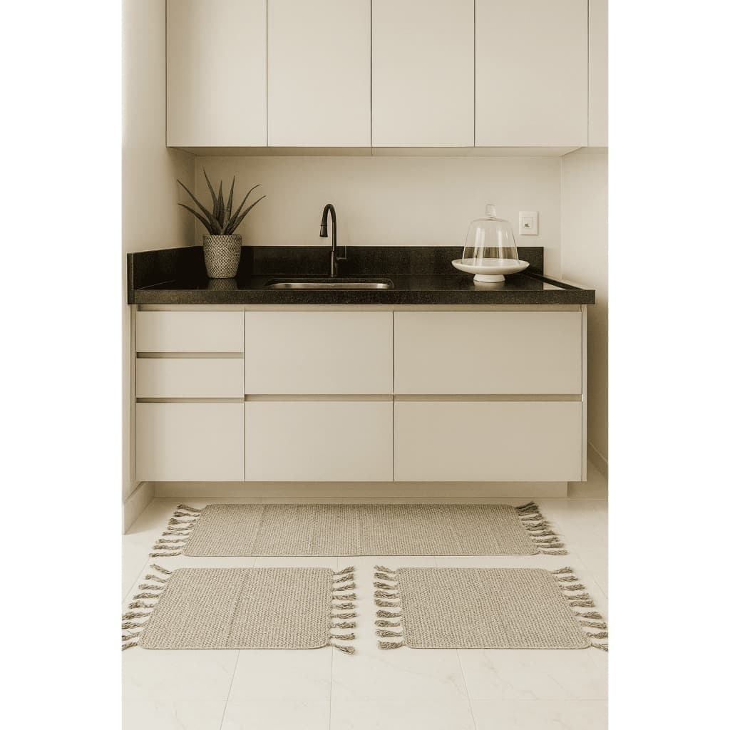 Kit Passadeira Para Cozinha De Tear 3 Peças Promoção Barato Decoração Desconto