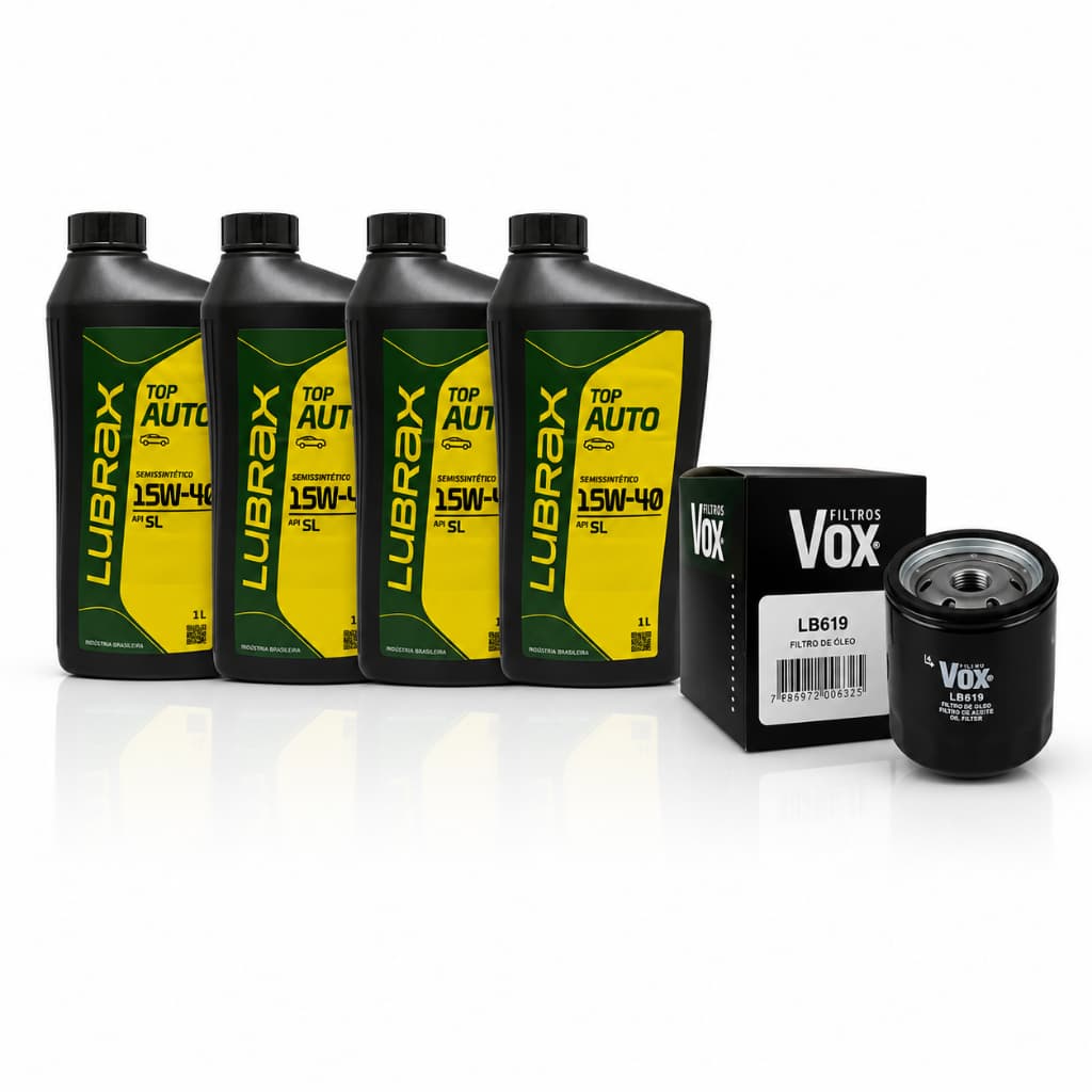 Kit Óleo Lubrax 15w40 Filtro Corsa Celta Prisma Onix Vectra Astra  Linha Gm