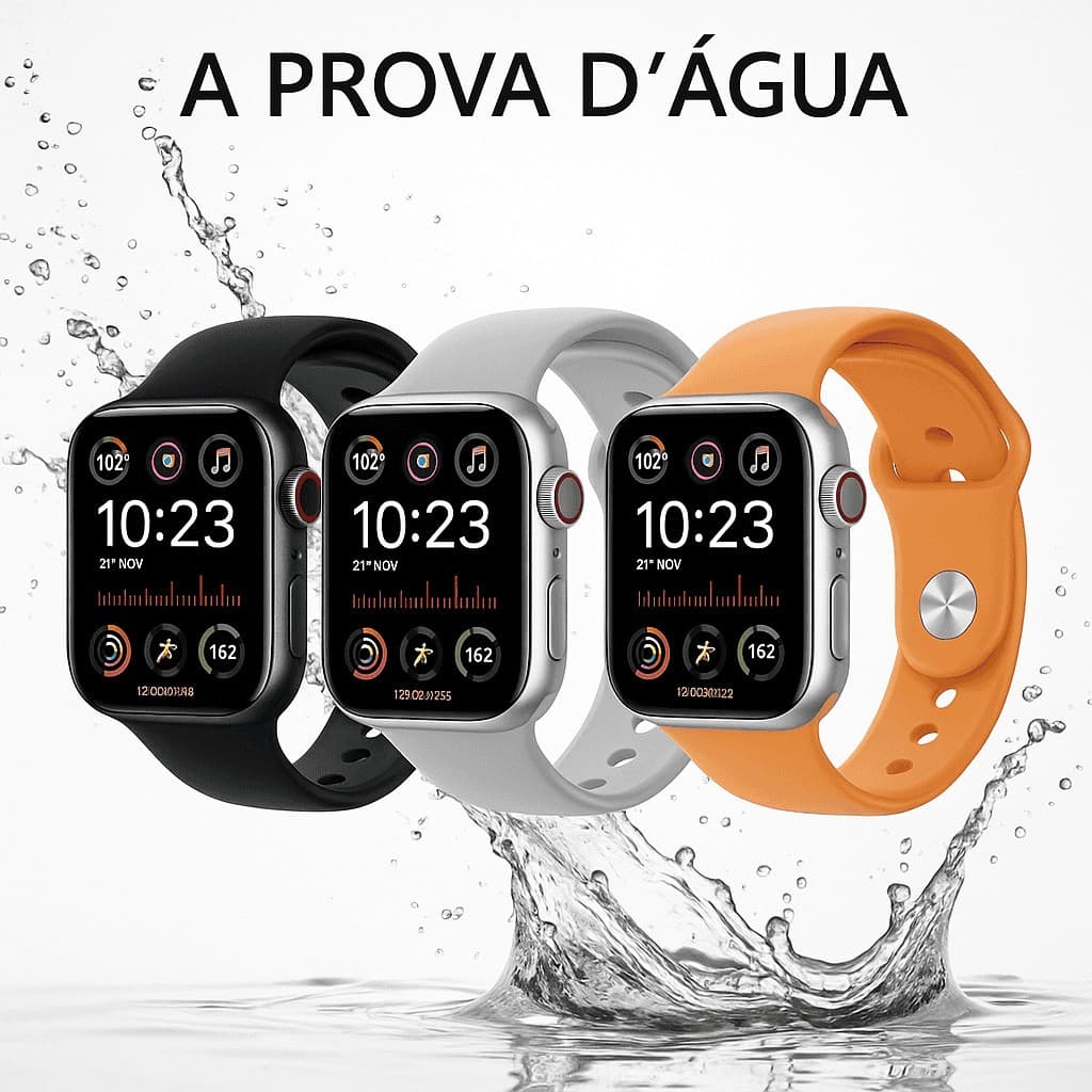 Smartwatch W64 Pro Max Esportivo Resistente Àgua Frequência Cardíaca