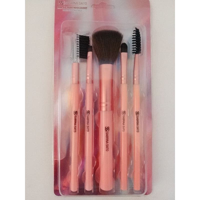 MAQUIAGEM KIT LÁPIS DELINEADOR+ESPONJA+PINCEL+PALETA