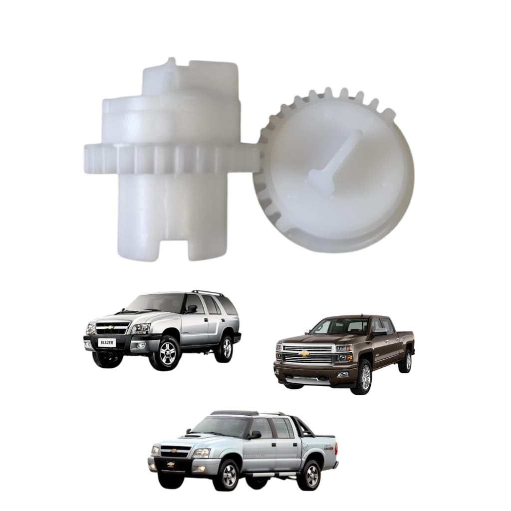 Kit 2 Peças Engrenagem Trava Direção  Linha GM  SIlverado Blazer S10