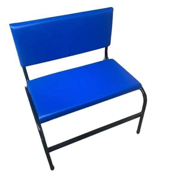 Cadeira Para Obeso Até 250kg Assento 79x50x45 Em Couro Sintético
