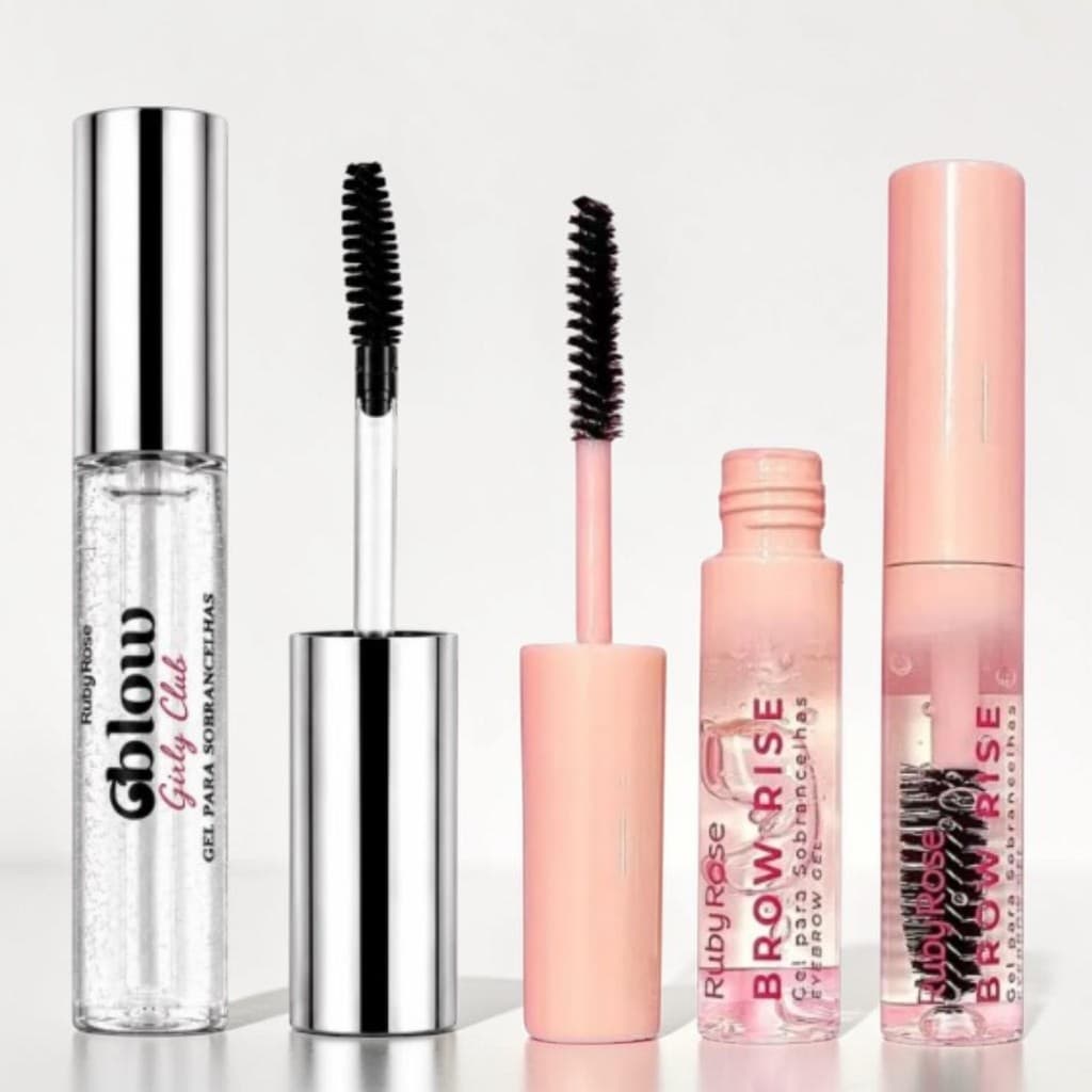 Gel para Sobrancelhas Ruby Rose Brow Rise ou Blow Incolor Girl Efeito Brow Lamination