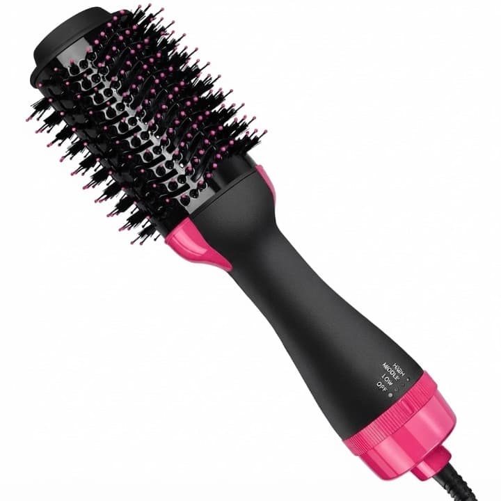 Escova Secadora 3 em 1 IDALI LIFE 1000W Alisadora Modeladora de Cabelo Ar Quente 110V