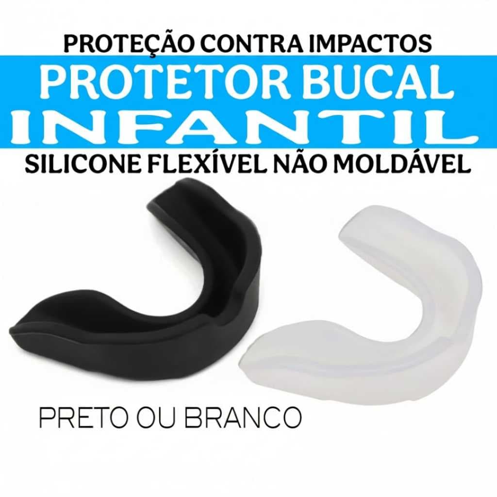 PROTETOR DE BOCA INFANTIL - SILICONE NÃO MOLDÁVEL