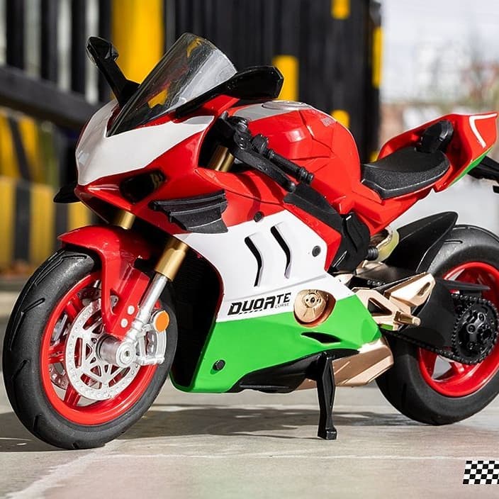 Miniatura Moto Esportiva 1:10 Alloy Model Miniatura Moto Esportiva 1:10 Alloy Model