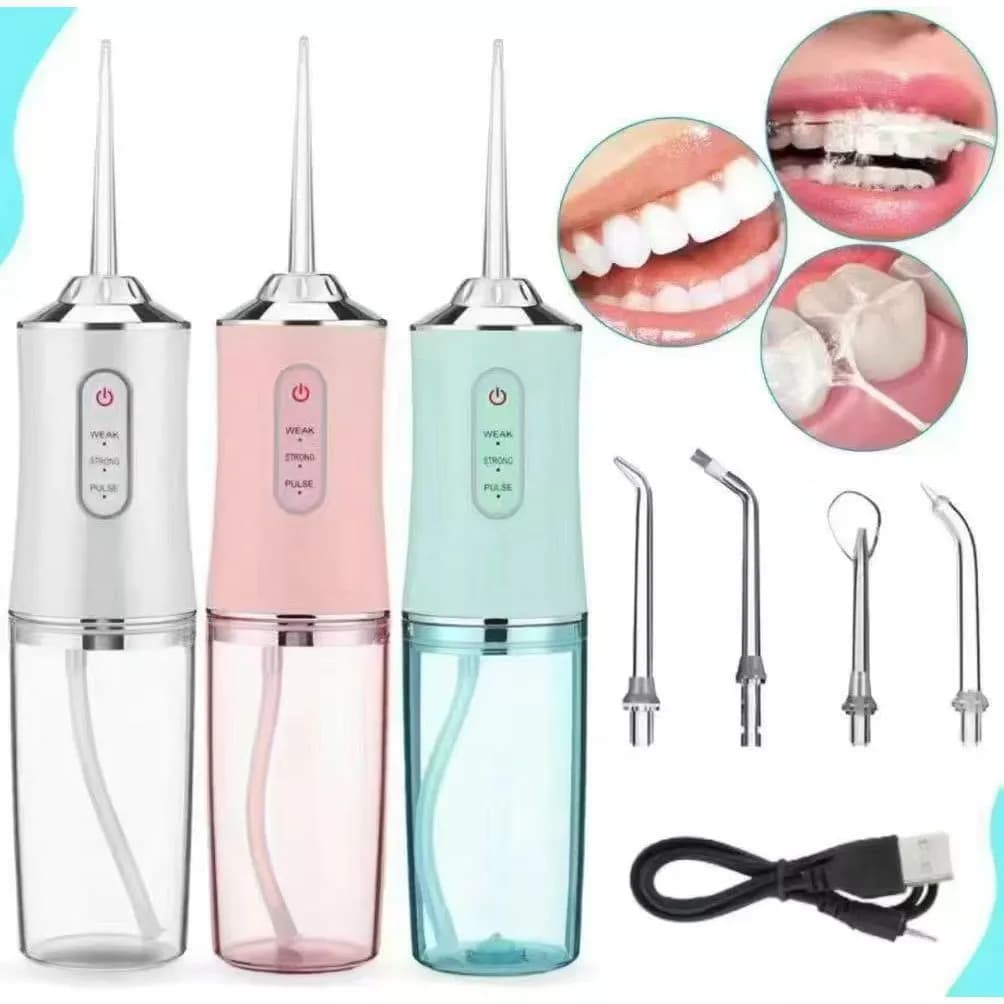 Rechargeable Oral Dental Irrigator 230ml Hygiene Portable Oral Cleaning -F7