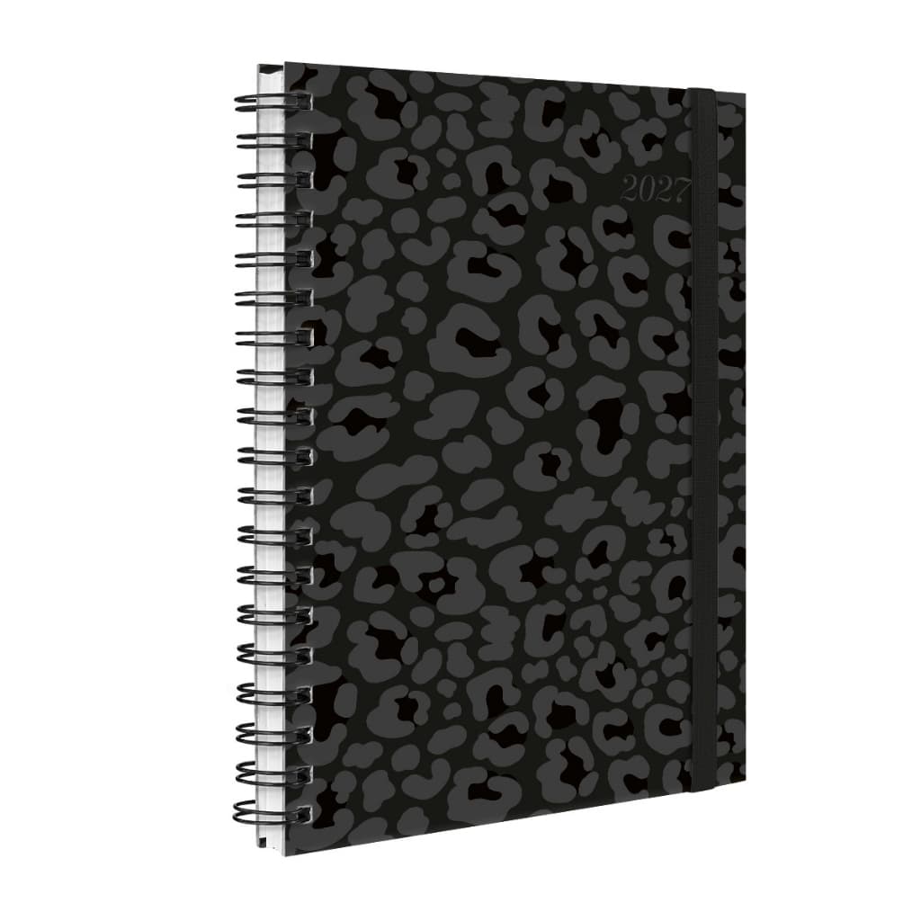 Agenda Planner Semanal Plus 2027 Capa Dura Animal Print Estampa