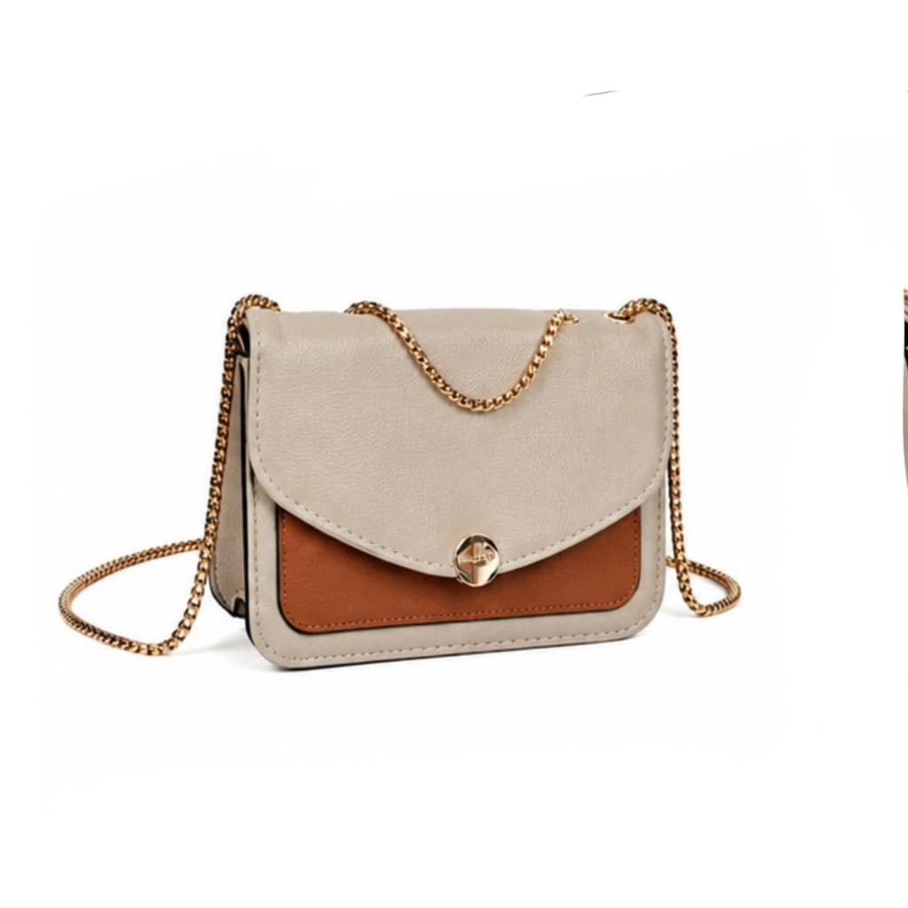 Bolsa feminina alça corrente grande usa diaria e passeio
