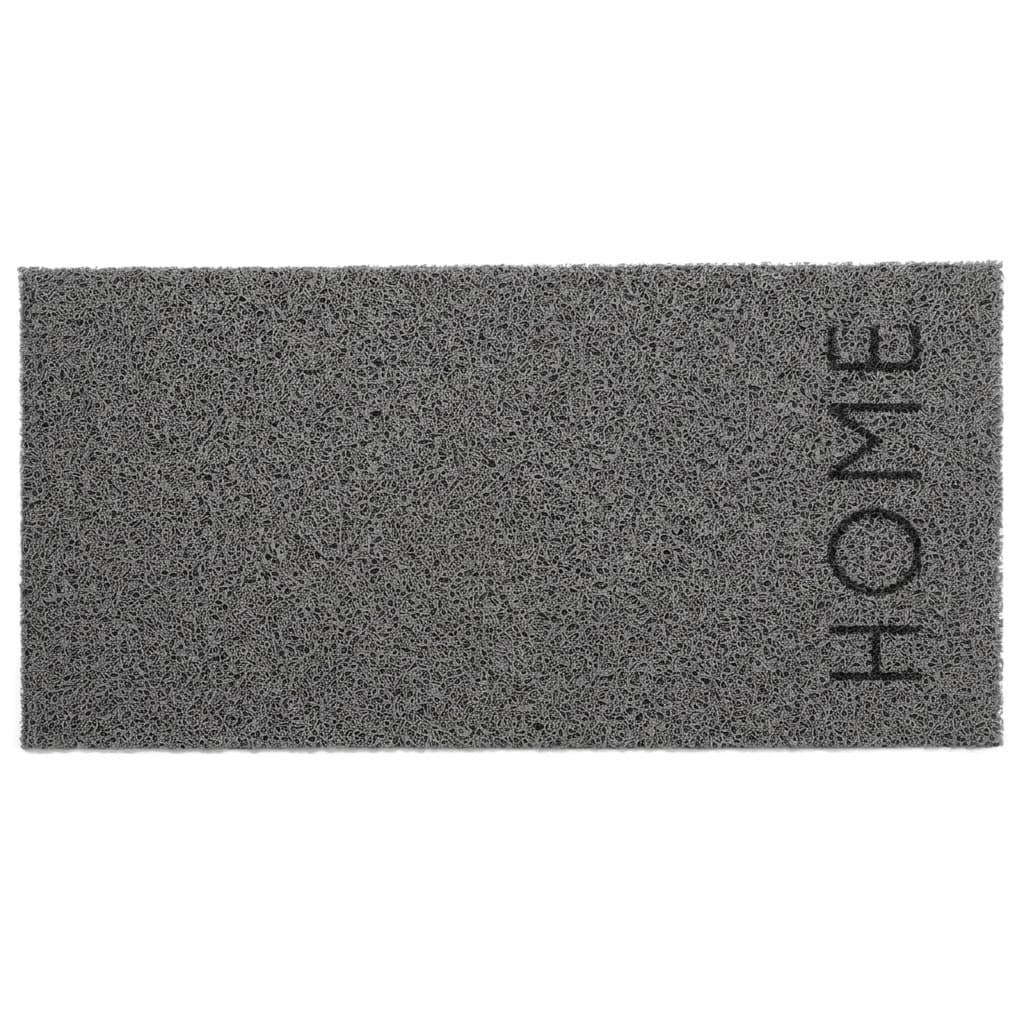 Capacho Tapete Porta Entrada Antiderrapante Térmico Home Casa Cinza 40x75cm