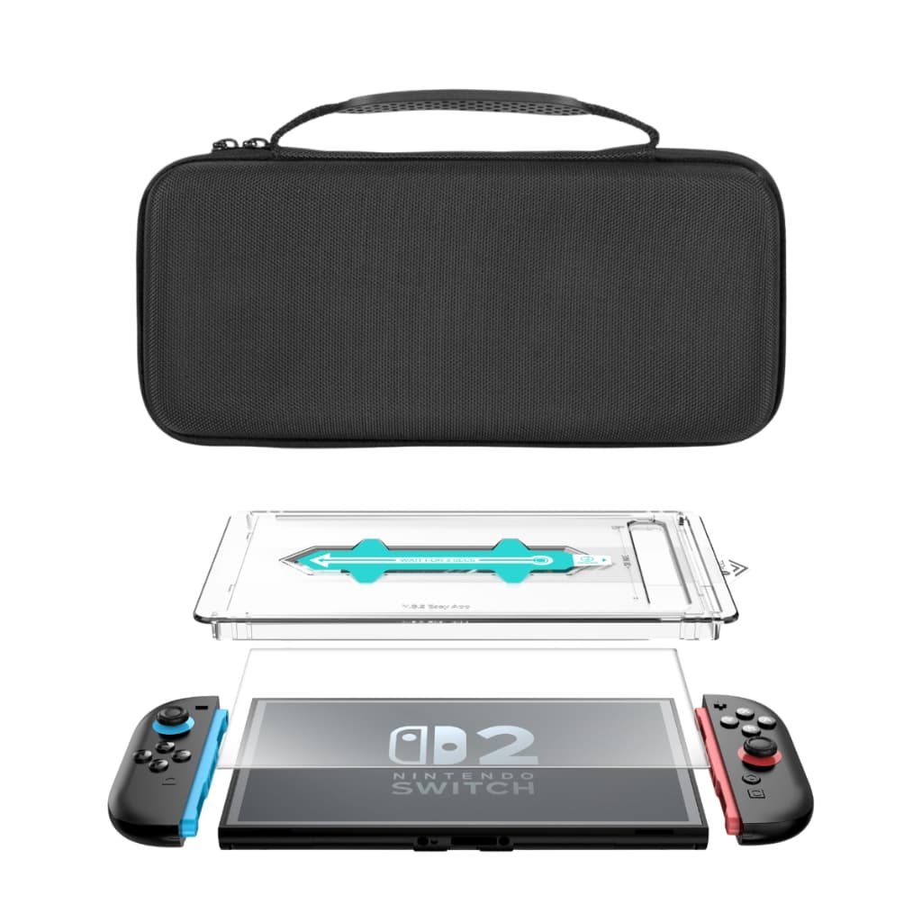 Kit Proteção Case + Protetor De Tela Para Nintendo Switch 2 Versão 2025