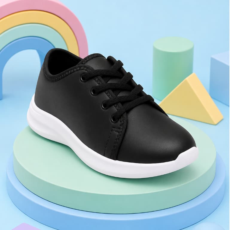 tênis infantil menina menino sapato Feminino e Masculino Basico Liso Voltas Aulas
