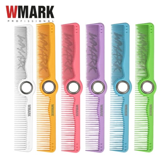 Pente de Cbaelo Wmark W66 Com Anel Ergonomico para Corte e Acabamento de Cabelo