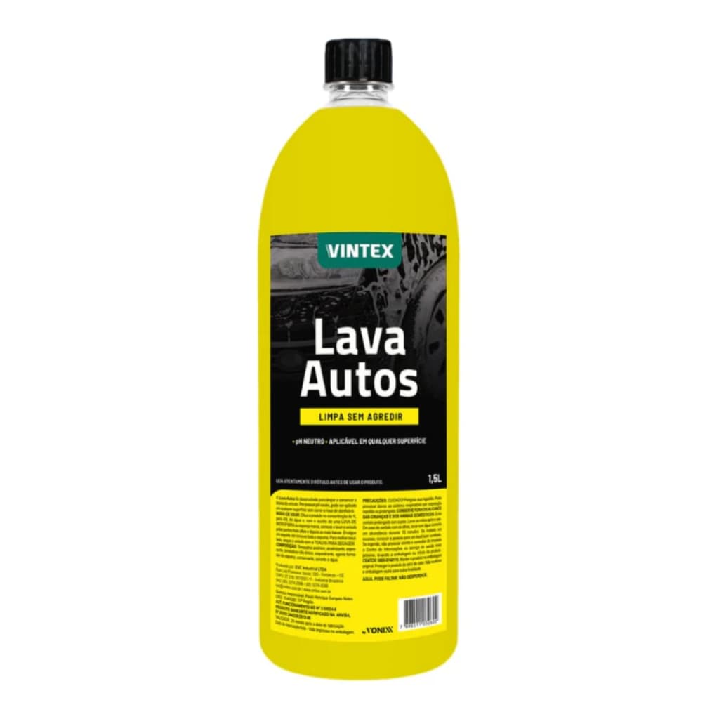 Lava Autos Neutro Concentrado Vintex/Vonixx 1,5L Automotivo