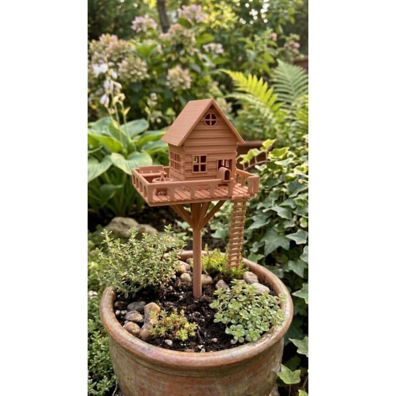 CASA DA ÁRVORE MINI, DECORAÇÃO/JARDIM/AQUÁRIO/TERRÁRIO ETC...