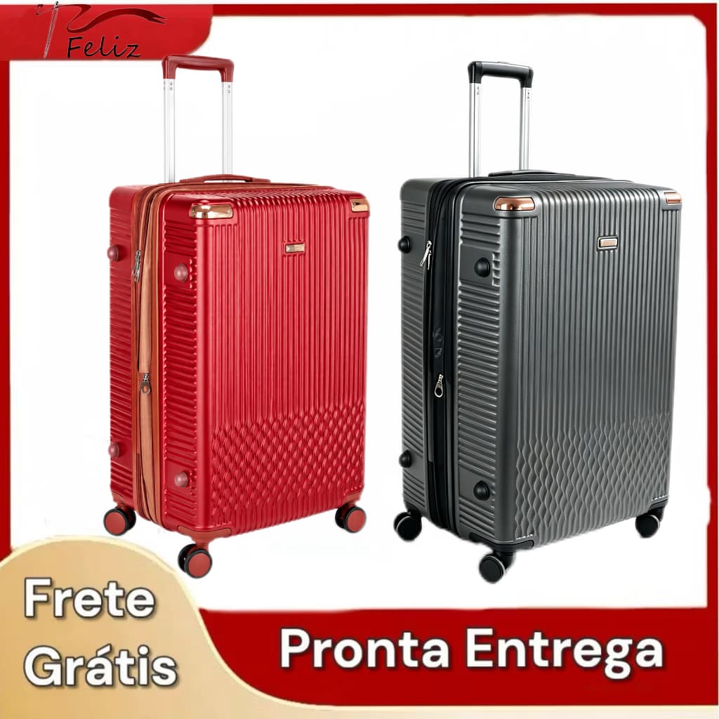Mala Expansivel GRANDE De Viagem para Despachar Rodinhas 360 Materia POLIPROPILENO!!!olaola