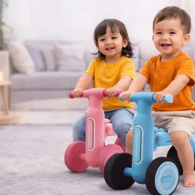 Quadriciclo Infantil Tchuco Miniquadri com Música 4 Rodas Motoca de Equilíbrio LP Toys