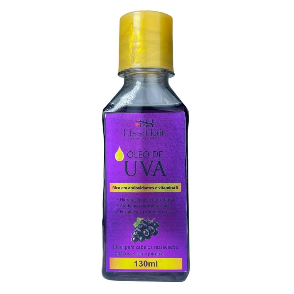 Óleo Capilar de Uva Fortalece e Protege os Fios 130mL Liss Hair