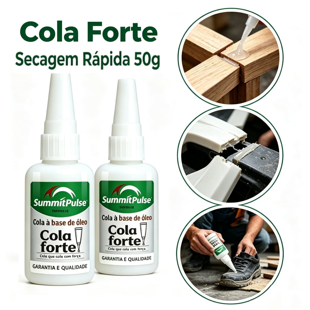 Cola Adesivo à base de óleo50galta viscosidade multiuso reparo instantâneo e forte indicado para solas de calçados cola.