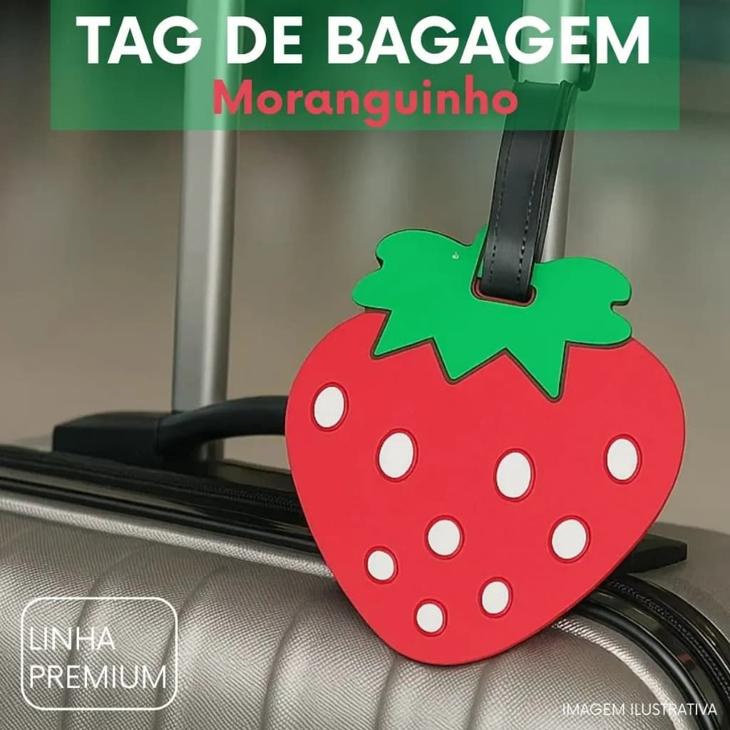 Tag De Bagagem Premium - Identificador De Mala Para Viagens volta as aulas mochila