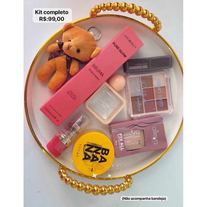 kit maquiagem 8 itens