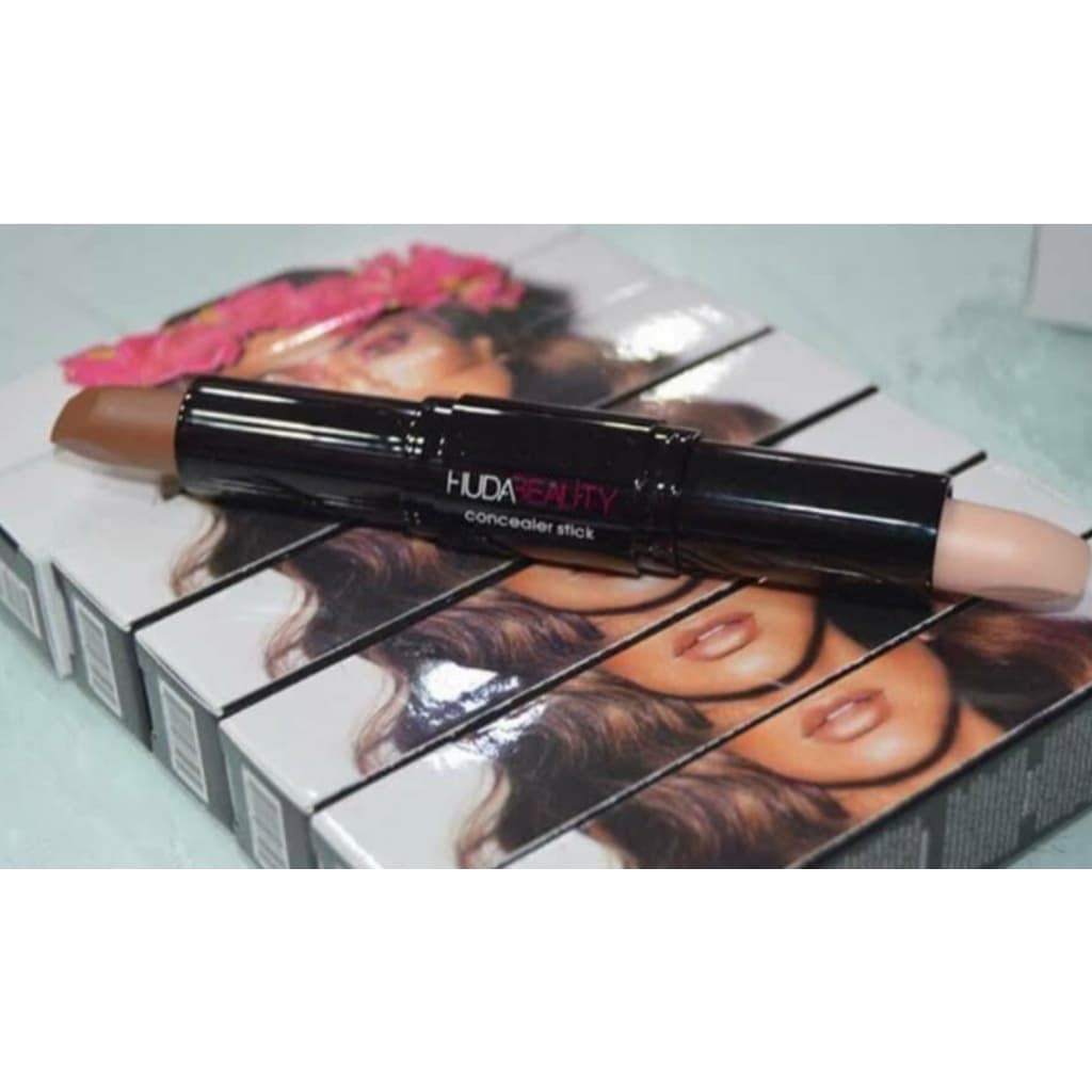 Corretivo 2 in 1 Huda Beauty - Double Cover Contour And Highlight Stick