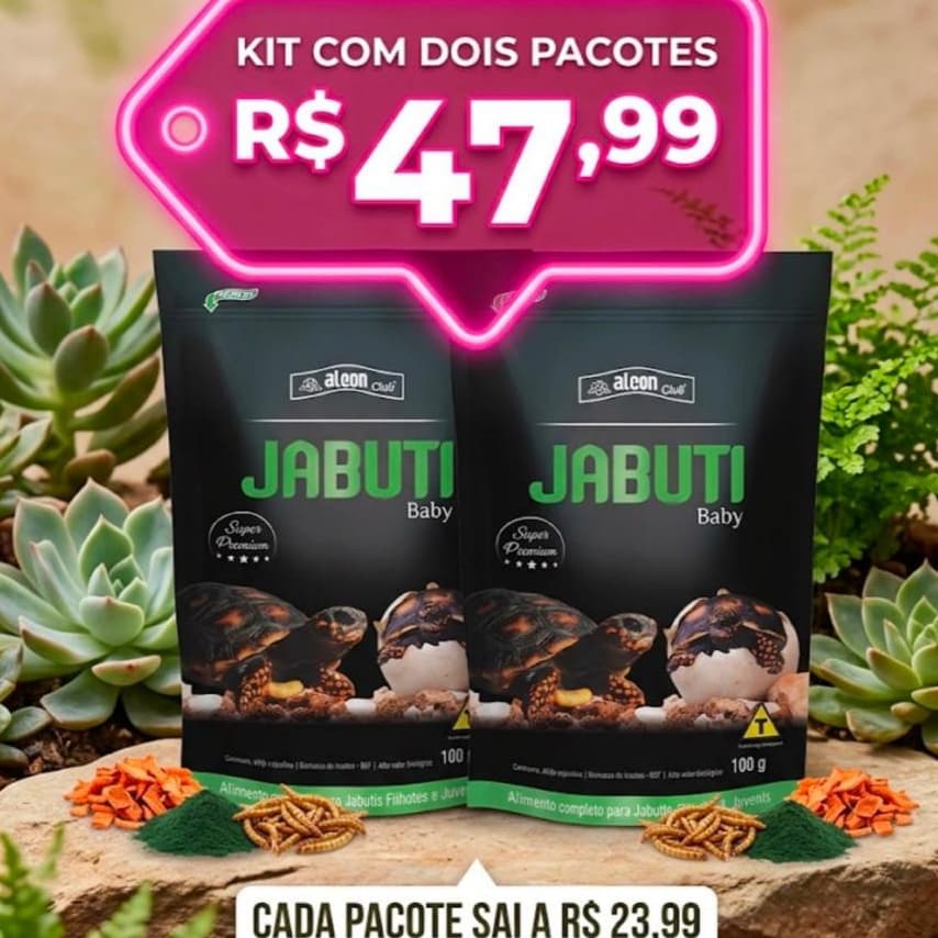 KIT COM 2 UN - ALCON JABUTI BABY 100G