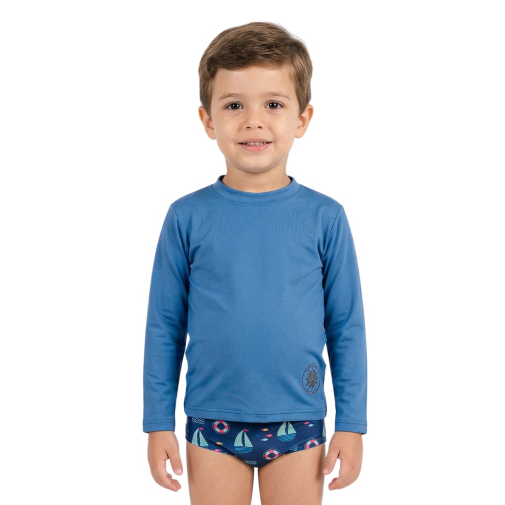 conjunto camisa UV + sunga  de proteção infantil/juvenil praia piscina do 1 ao 16 anos