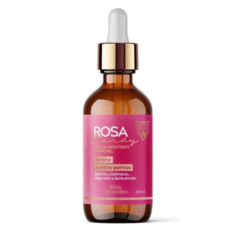 Sérum Clareador Íntimo Rosa Selvagem Candy Hidratação Uniformiza o Tom da Pele 30ml