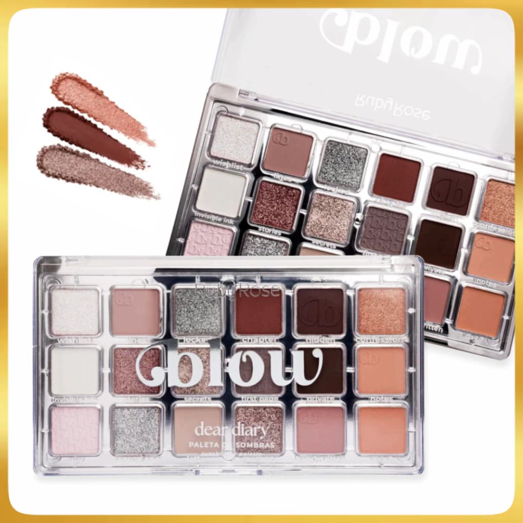 Paleta de Sombras Ruby Rose Dear Diary Blow HBE2207 Alta Pigmentação Longa Duração PROMOÇÃO