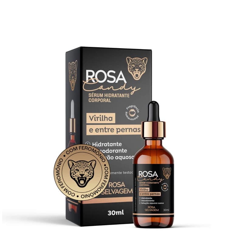 Rosa Candy Hidratante 3 em 1 - Rosa Selvagem