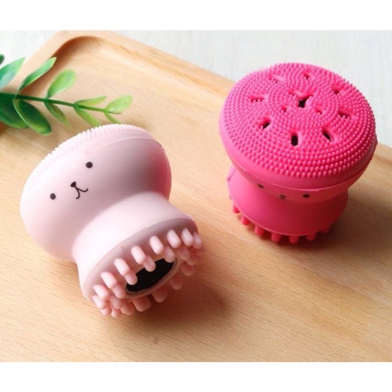 Esponja Facial de Silicone Esfoliante para Limpeza Profunda do Rosto – Massageadora de Skincare para Todos Tipos de Pele