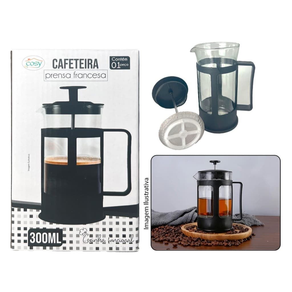 Cafeteira Prensa Francesa 300ml COSY