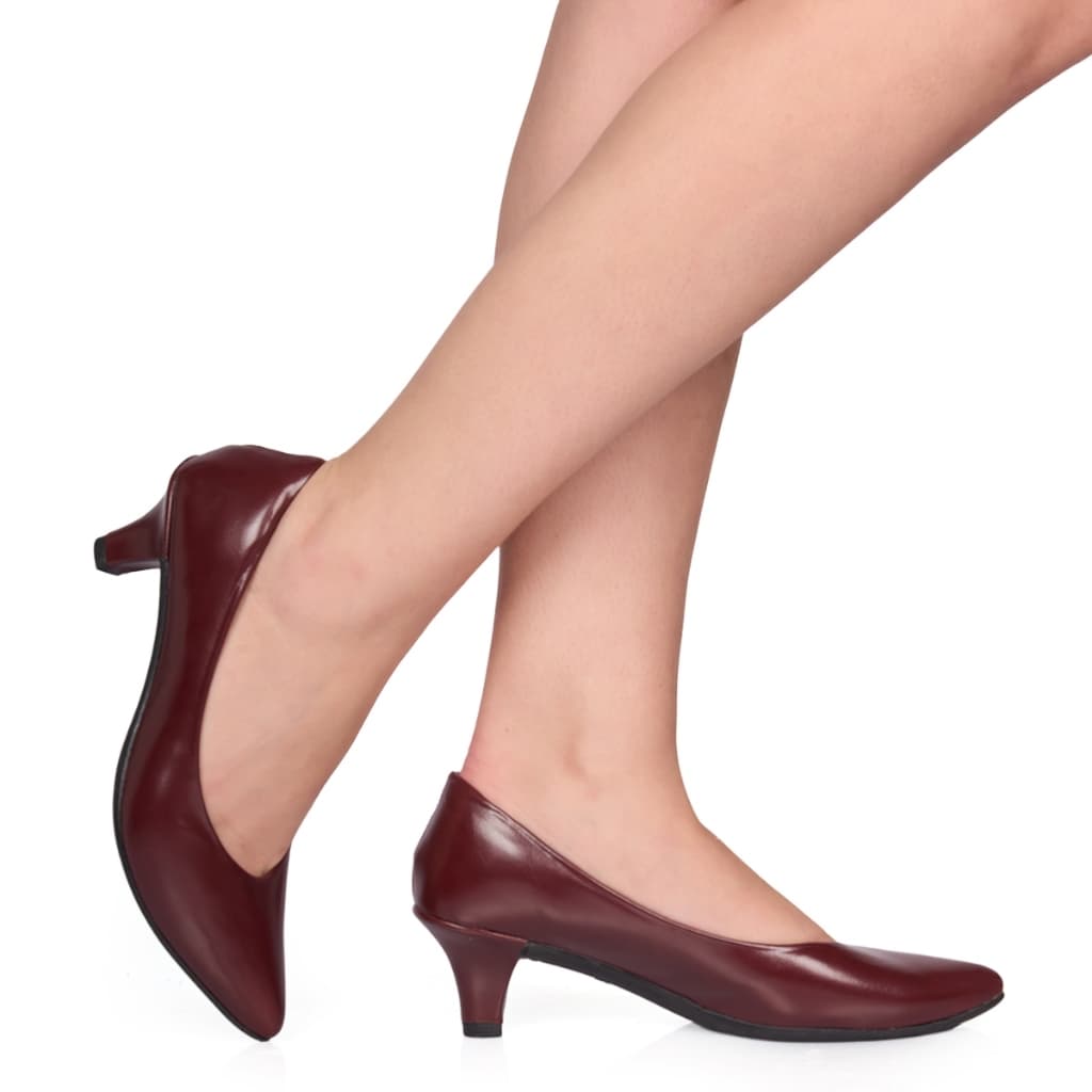 Scarpin Feminino Salto Baixo Agulha Bico Fino Elegante Confortável Tendencia Moda Promoção