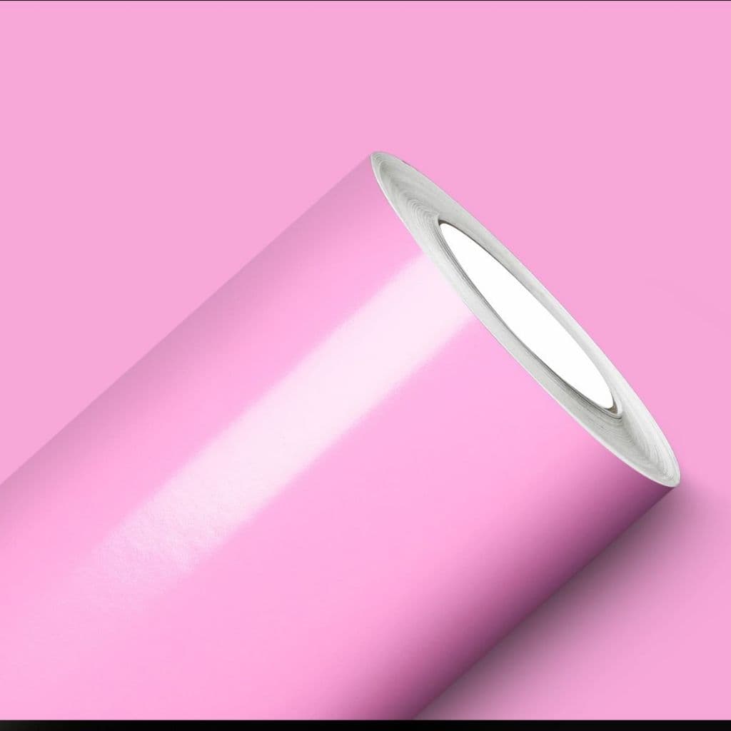 Adesivo Vinil Envelopamento Geladeira Fogão Móveis Rosa Claro 2x50