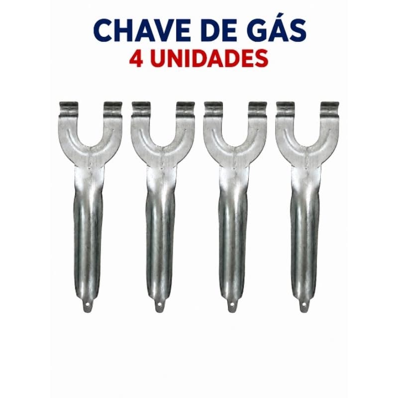 kit 4 chaves borboleta para gas de cozinha para apertar e desapertar.