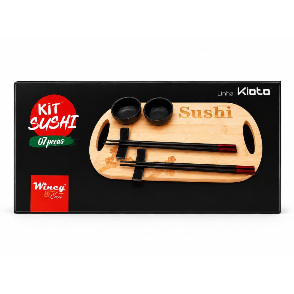 Kit Sushi Wincy 7 Peças Kioto