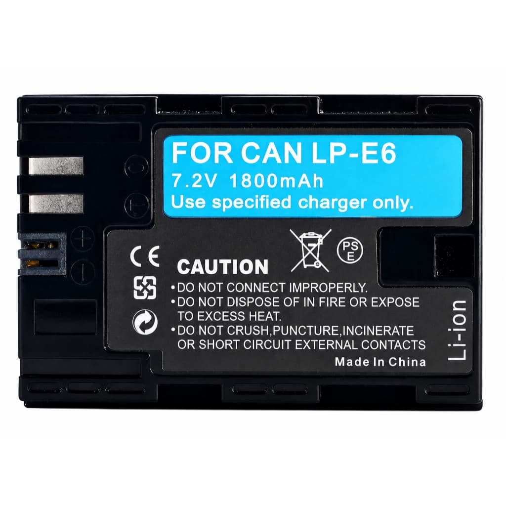 Lpe6 Compatível com a Canon Lp-e6 Qualidade Top C/caixa Eos 5ds 6d 7d Mark Ii 60da 70d 80d R Xc10