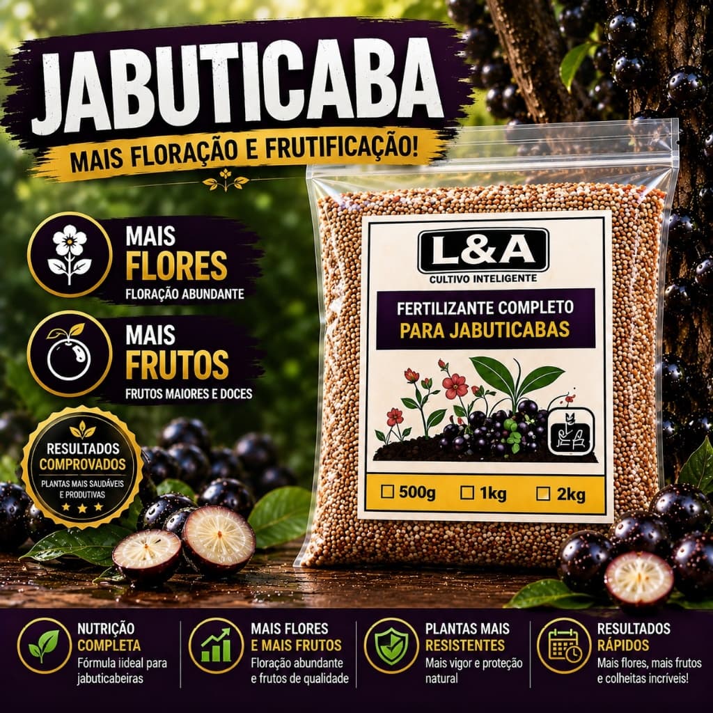 Adubo para Jabuticabeira | Floração e Frutificação | Fertilizante Completo