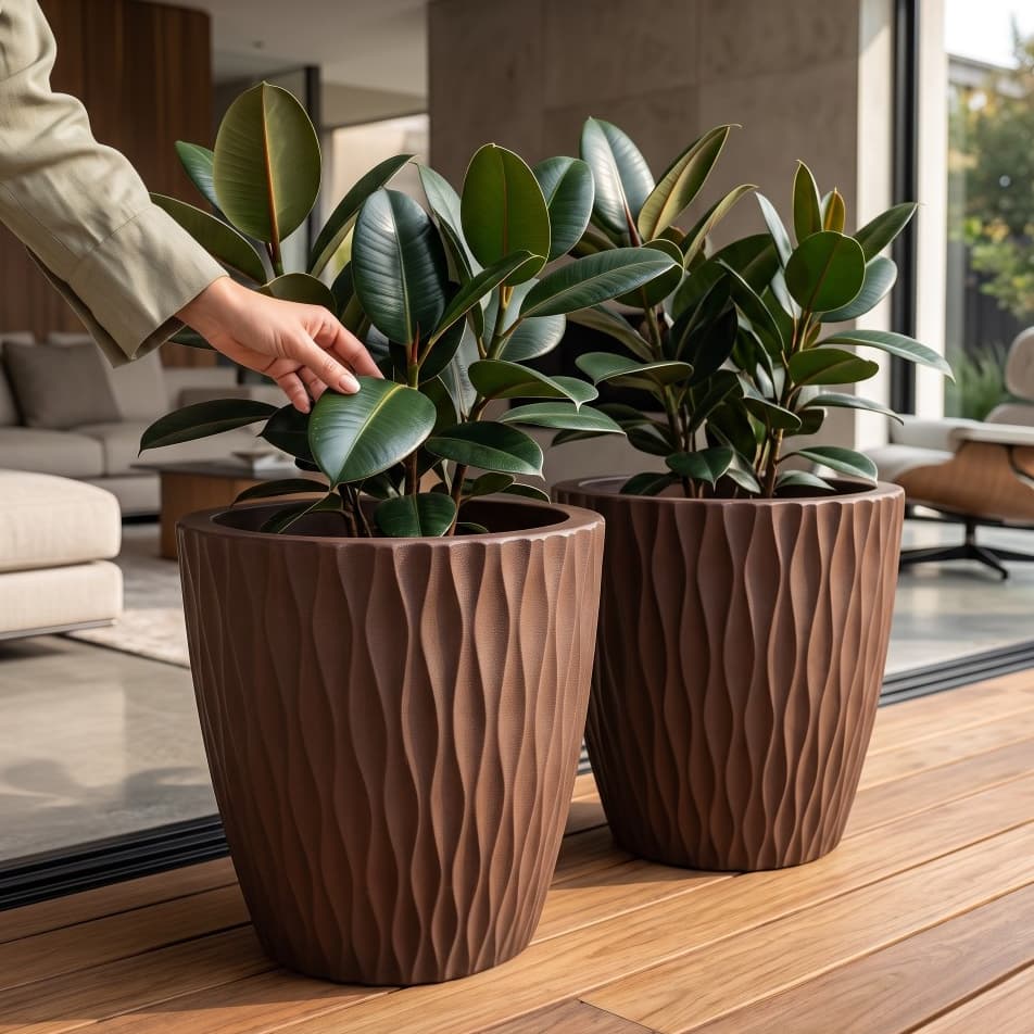 Kit com 2 Vasos para Plantas – Bojo Horizontal G/ideal Para frutíferas arvores jabuticabeiras