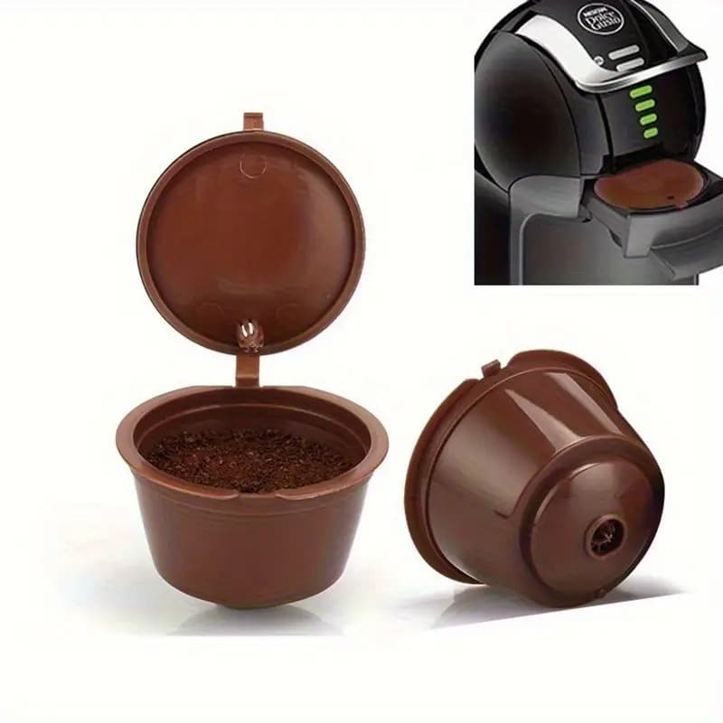 9 Peças Capsula Reutilizável Dolce Gusto Com Filtro Da Cápsula De Café Recarregáveis