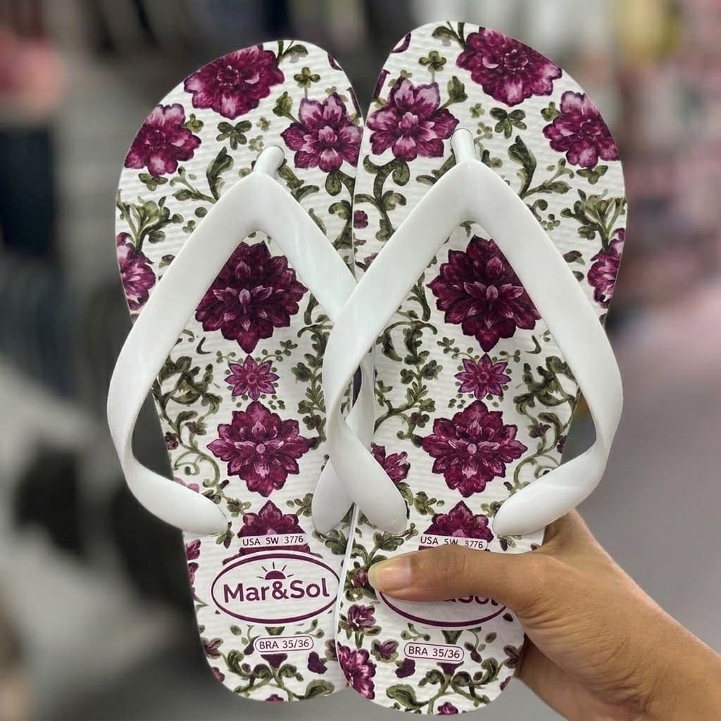 Chinelo de dedo Mar&Sol, confortável – Estampa Exclusiva Varios Modelos Novidade