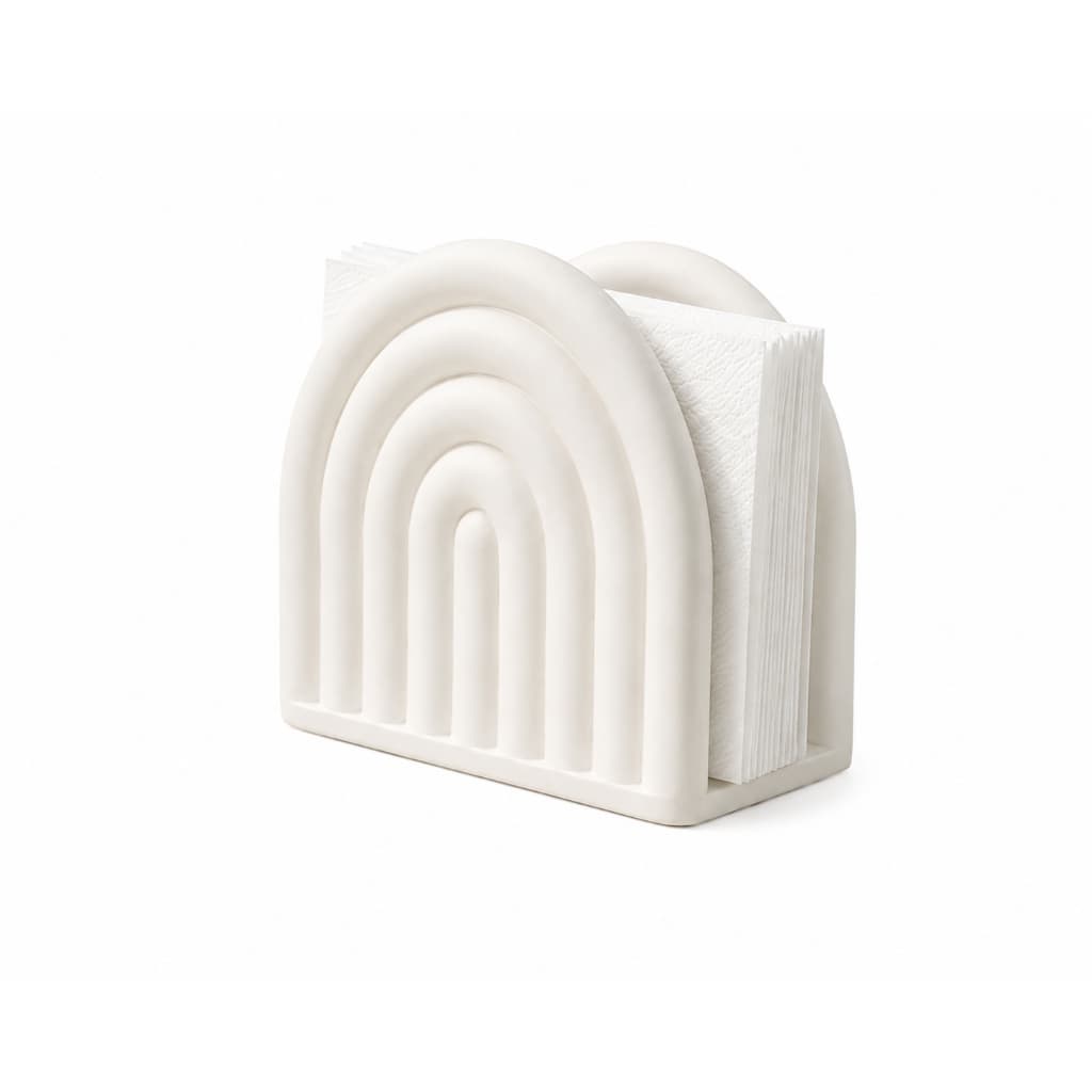 Porta-Guardanapos Arco  | Decoração Moderna Para Mesa Posta  | Suporte Guardanapos