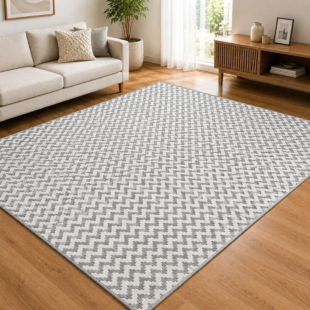 Tapete Grande 200x300 Cinza Suave Conforto Antiderrapante Premium