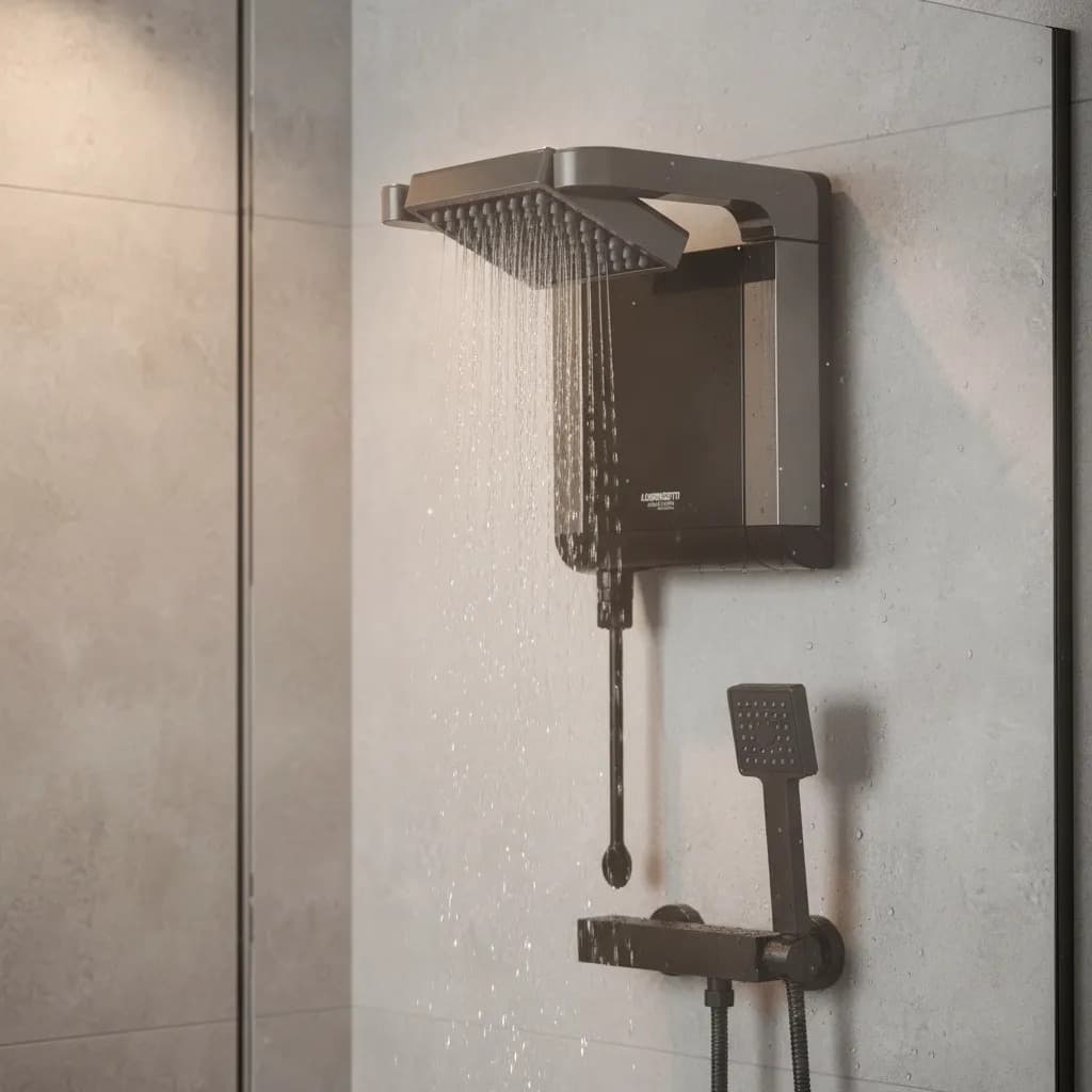Chuveiro Lorenzetti Acqua Star Preto Grafite -220v / 7800w