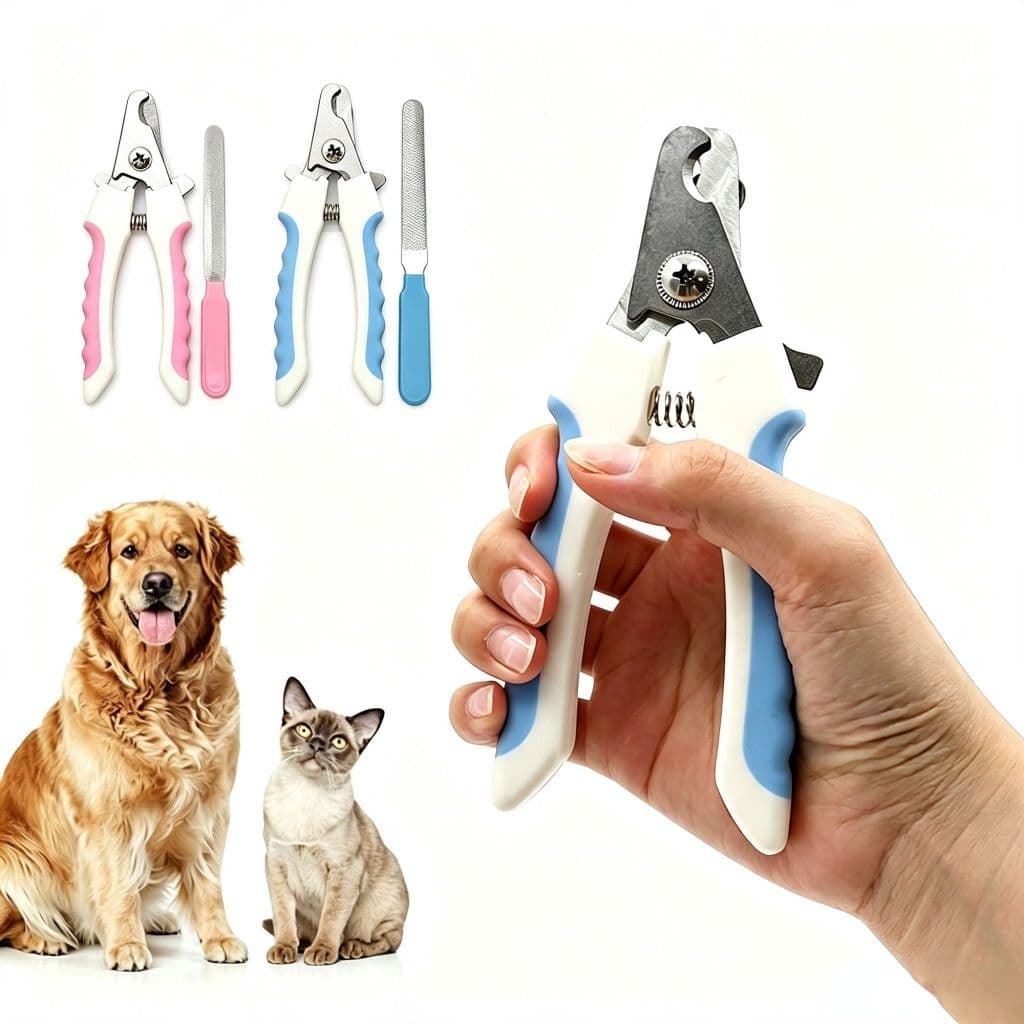 Cortador Alicate Lixa Unha Pet Cães Gatos Profissional 13 Cm Pequeno Não Machuca o Pet
