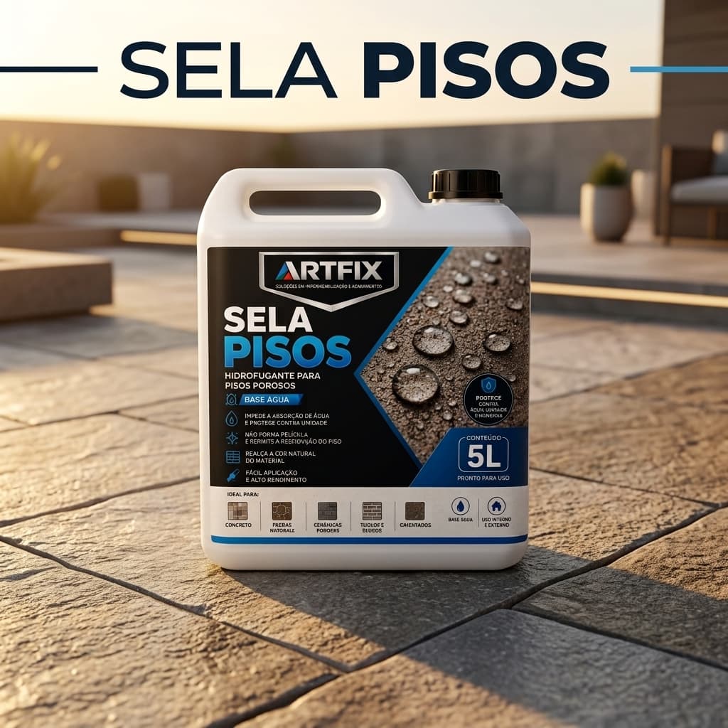 Kit Resina 5L - Impermeabilizante Incolor para Paredes Externas