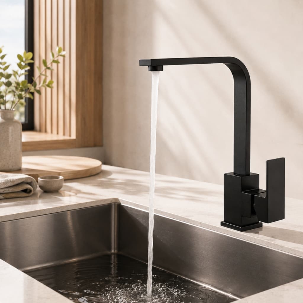 Torneira Gourmet De Cozinha Perfil Slim Bancada Monocomando Água Quente e Fria