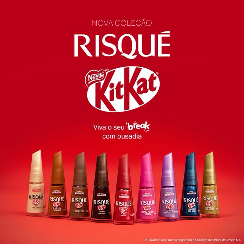 Coleção KitKat Risque (9unidades)