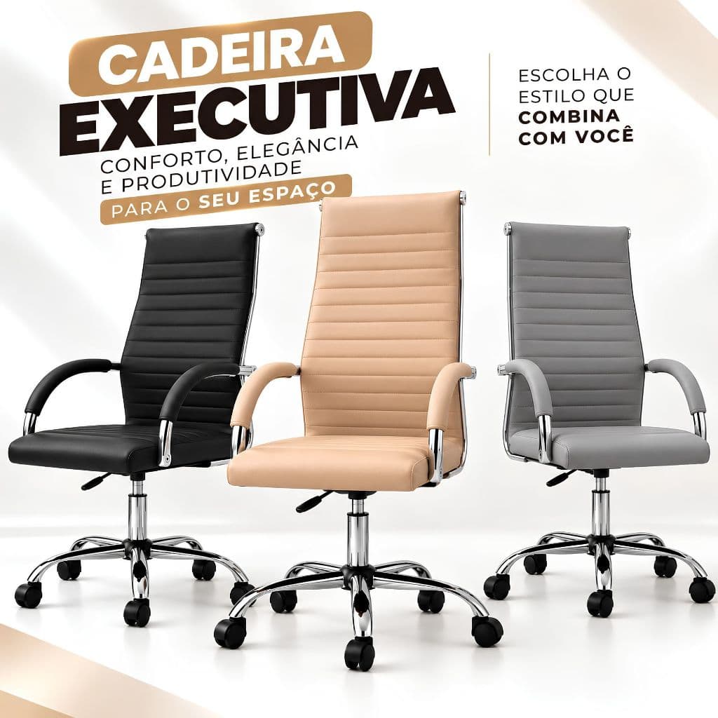 Cadeira de Escritório Fohar Class Ergonômica para sua Empresa